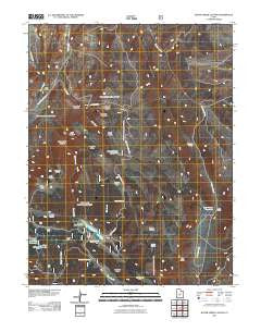 Water Creek Canyon Utah Historical topographic map, 1:24000 scale, 7.5 X 7.5 Minute, Year 2011