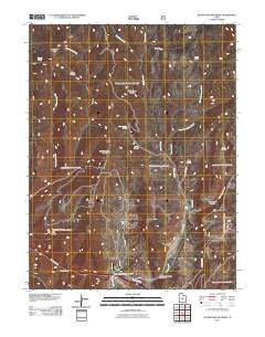 Water Hollow Ridge Utah Historical topographic map, 1:24000 scale, 7.5 X 7.5 Minute, Year 2011