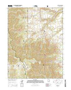 Wattis Utah Current topographic map, 1:24000 scale, 7.5 X 7.5 Minute, Year 2014