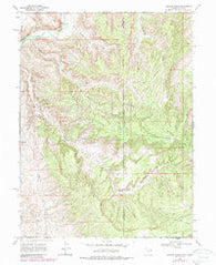 Weaver Ridge Utah Historical topographic map, 1:24000 scale, 7.5 X 7.5 Minute, Year 1968