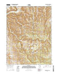 Weaver Ridge Utah Current topographic map, 1:24000 scale, 7.5 X 7.5 Minute, Year 2014