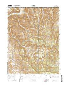 Weaver Ridge Utah Current topographic map, 1:24000 scale, 7.5 X 7.5 Minute, Year 2014