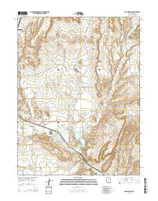 Wellington Utah Current topographic map, 1:24000 scale, 7.5 X 7.5 Minute, Year 2014