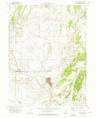 Wellington Utah Historical topographic map, 1:24000 scale, 7.5 X 7.5 Minute, Year 1972