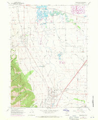 Wellsville Utah Historical topographic map, 1:24000 scale, 7.5 X 7.5 Minute, Year 1962