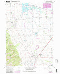 Wellsville Utah Historical topographic map, 1:24000 scale, 7.5 X 7.5 Minute, Year 1962