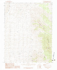 West Mountain Peak Utah Historical topographic map, 1:24000 scale, 7.5 X 7.5 Minute, Year 1983