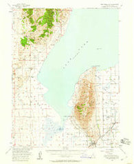 West Mountain Utah Historical topographic map, 1:62500 scale, 15 X 15 Minute, Year 1950