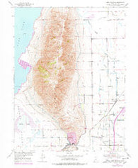 West Mountain Utah Historical topographic map, 1:24000 scale, 7.5 X 7.5 Minute, Year 1950