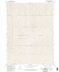 West of Big Pass Utah Historical topographic map, 1:24000 scale, 7.5 X 7.5 Minute, Year 1991