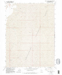 West of Miners Basin Utah Historical topographic map, 1:24000 scale, 7.5 X 7.5 Minute, Year 1991