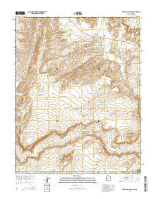 West Clark Bench Utah Current topographic map, 1:24000 scale, 7.5 X 7.5 Minute, Year 2014