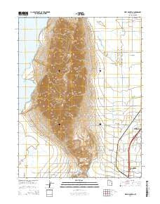 West Mountain Utah Current topographic map, 1:24000 scale, 7.5 X 7.5 Minute, Year 2014