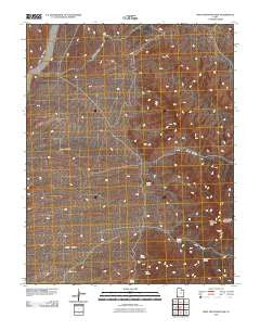 West Mountain Peak Utah Historical topographic map, 1:24000 scale, 7.5 X 7.5 Minute, Year 2011