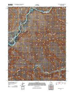 Westwater Utah Historical topographic map, 1:24000 scale, 7.5 X 7.5 Minute, Year 2011