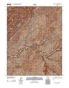 Whirlwind Draw Utah Historical topographic map, 1:24000 scale, 7.5 X 7.5 Minute, Year 2011