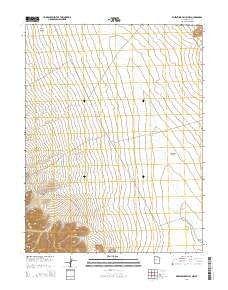 Whirlwind Valley NW Utah Current topographic map, 1:24000 scale, 7.5 X 7.5 Minute, Year 2014