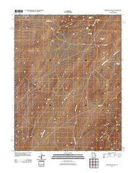 Whitbeck Knoll Utah Historical topographic map, 1:24000 scale, 7.5 X 7.5 Minute, Year 2011