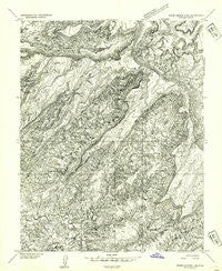 White Canyon 3 NE Utah Historical topographic map, 1:24000 scale, 7.5 X 7.5 Minute, Year 1954
