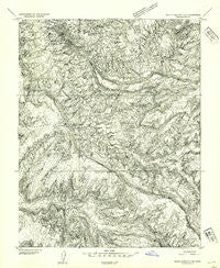 White Canyon 3 SE Utah Historical topographic map, 1:24000 scale, 7.5 X 7.5 Minute, Year 1954