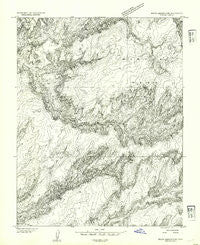 White Canyon 3 SW Utah Historical topographic map, 1:24000 scale, 7.5 X 7.5 Minute, Year 1954