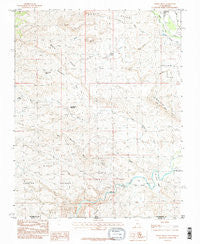 White Hills Utah Historical topographic map, 1:24000 scale, 7.5 X 7.5 Minute, Year 1986