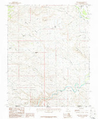 White Hills Utah Historical topographic map, 1:24000 scale, 7.5 X 7.5 Minute, Year 1986