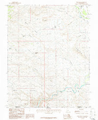 White Hills Utah Historical topographic map, 1:24000 scale, 7.5 X 7.5 Minute, Year 1986