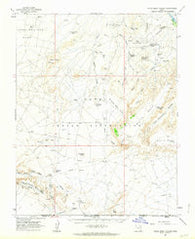 White Mesa Village Utah Historical topographic map, 1:62500 scale, 15 X 15 Minute, Year 1962