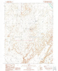 White Mesa Village Utah Historical topographic map, 1:24000 scale, 7.5 X 7.5 Minute, Year 1989
