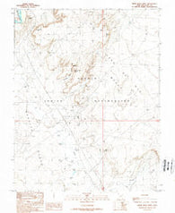 White Rock Point Utah Historical topographic map, 1:24000 scale, 7.5 X 7.5 Minute, Year 1989