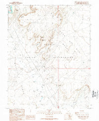 White Rock Point Utah Historical topographic map, 1:24000 scale, 7.5 X 7.5 Minute, Year 1989