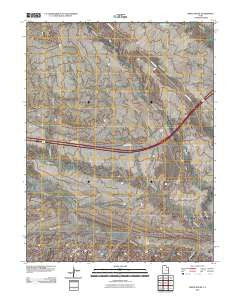 White House Utah Historical topographic map, 1:24000 scale, 7.5 X 7.5 Minute, Year 2010