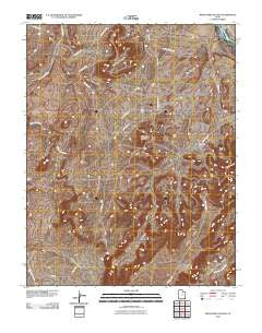 White Mesa Village Utah Historical topographic map, 1:24000 scale, 7.5 X 7.5 Minute, Year 2010