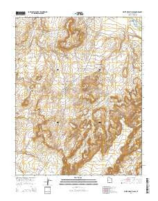 White Mesa Village Utah Current topographic map, 1:24000 scale, 7.5 X 7.5 Minute, Year 2014