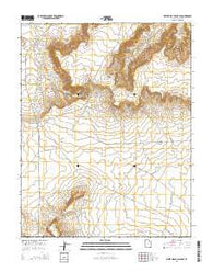 White Mesa Village SE Utah Current topographic map, 1:24000 scale, 7.5 X 7.5 Minute, Year 2014