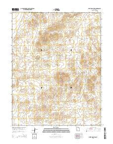 White Mountain Utah Current topographic map, 1:24000 scale, 7.5 X 7.5 Minute, Year 2014