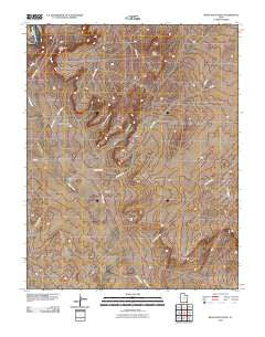 White Rock Point Utah Historical topographic map, 1:24000 scale, 7.5 X 7.5 Minute, Year 2010