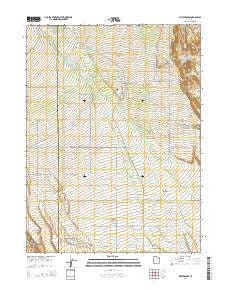 Whiterocks Utah Current topographic map, 1:24000 scale, 7.5 X 7.5 Minute, Year 2014