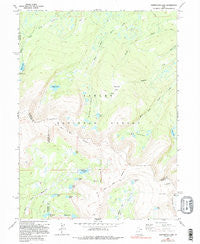 Whiterocks Lake Utah Historical topographic map, 1:24000 scale, 7.5 X 7.5 Minute, Year 1990
