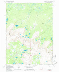 Whiterocks Lake Utah Historical topographic map, 1:24000 scale, 7.5 X 7.5 Minute, Year 1963