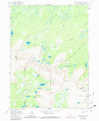 Whiterocks Lake Utah Historical topographic map, 1:24000 scale, 7.5 X 7.5 Minute, Year 1963