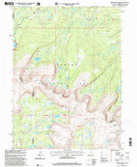 Whiterocks Lake Utah Historical topographic map, 1:24000 scale, 7.5 X 7.5 Minute, Year 1996