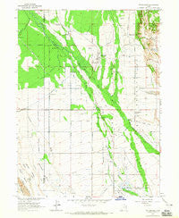 Whiterocks Utah Historical topographic map, 1:24000 scale, 7.5 X 7.5 Minute, Year 1964