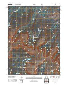 Whiterocks Lake Utah Historical topographic map, 1:24000 scale, 7.5 X 7.5 Minute, Year 2011