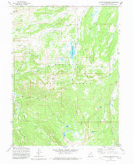 Whitney Reservoir Utah Historical topographic map, 1:24000 scale, 7.5 X 7.5 Minute, Year 1972