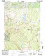 Whitney Reservoir Utah Historical topographic map, 1:24000 scale, 7.5 X 7.5 Minute, Year 1998