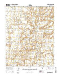 Wickiup Canyon Utah Current topographic map, 1:24000 scale, 7.5 X 7.5 Minute, Year 2014