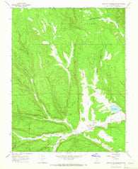 Wide Hollow Reservoir Utah Historical topographic map, 1:24000 scale, 7.5 X 7.5 Minute, Year 1964