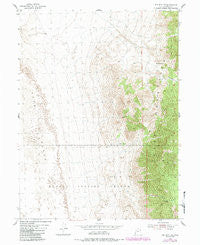 Wig Mtn NE Utah Historical topographic map, 1:24000 scale, 7.5 X 7.5 Minute, Year 1955
